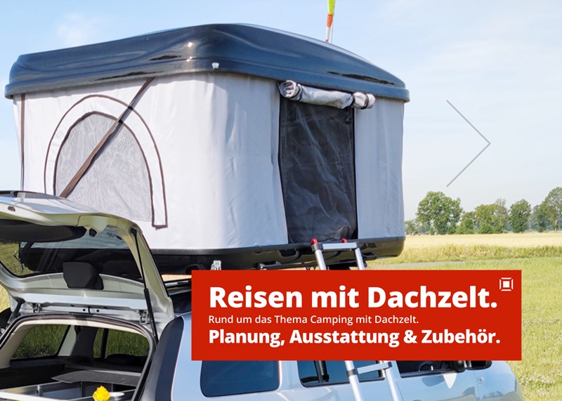 Dachzelt Camping: Ausstattung & Zubehör - ALUSTECK®