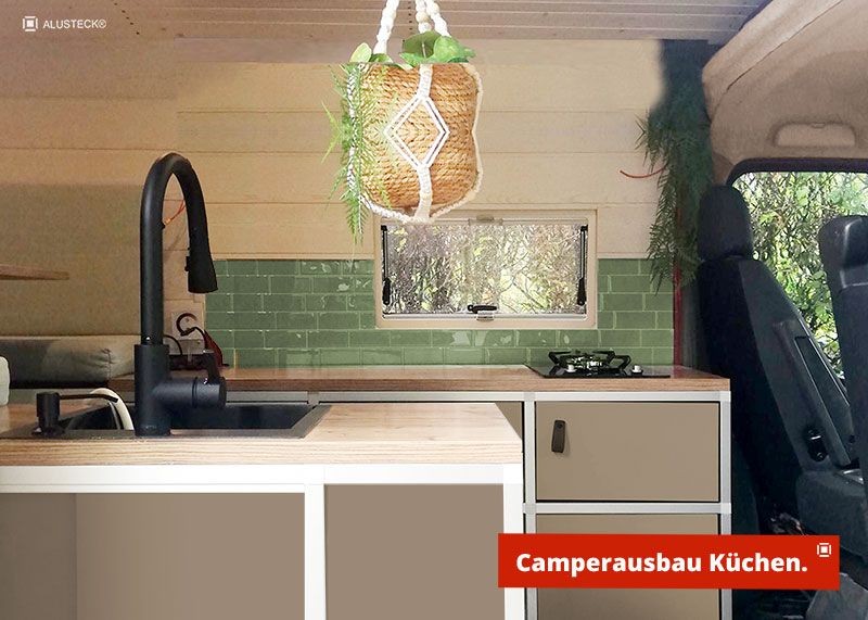 Küche / Küchenmodule, Camperküche - Camper Ausbau Küchenblock Ideen Küchen - Camperausbau Selbstausbau Wohnmobil