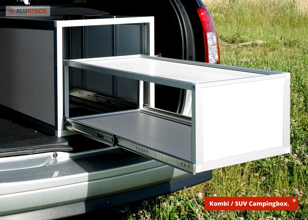 Bauanleitung SUV / Kombi Kofferraum - Camping-Box PKW Dacia Logan selber bauen