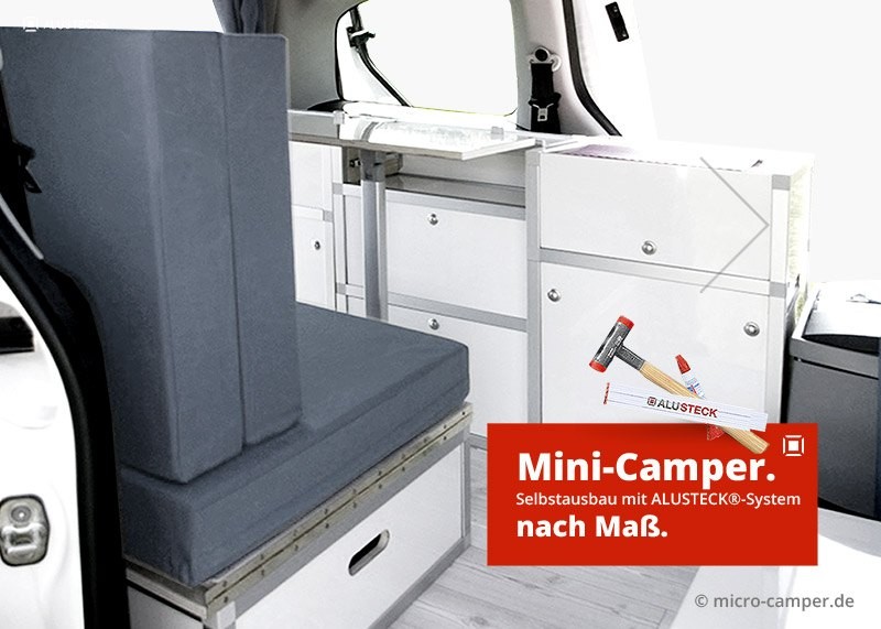 Minicamper / Mini Camper selbstausbau Bauanleitung - Citroen Berlingo Hochdachkombi selbst ausbauen