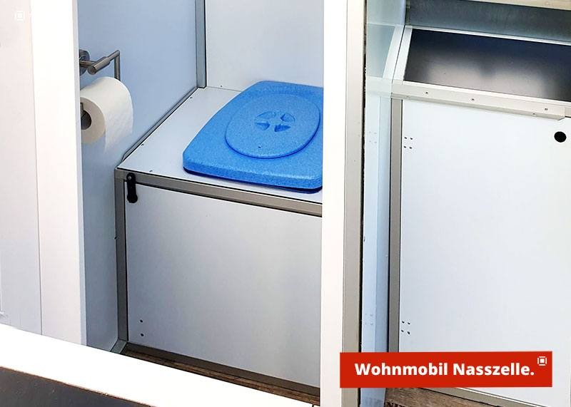 Nasszelle, Dusche / Camperdusche - Camper Ausbau Toilette / Waschraum Ideen - Camperausbau Selbstausbau Wohnmobil