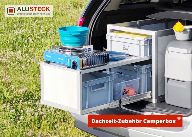Dachzelt Ausstattung Camperbox PKW / Kombi und SUV Zubehör