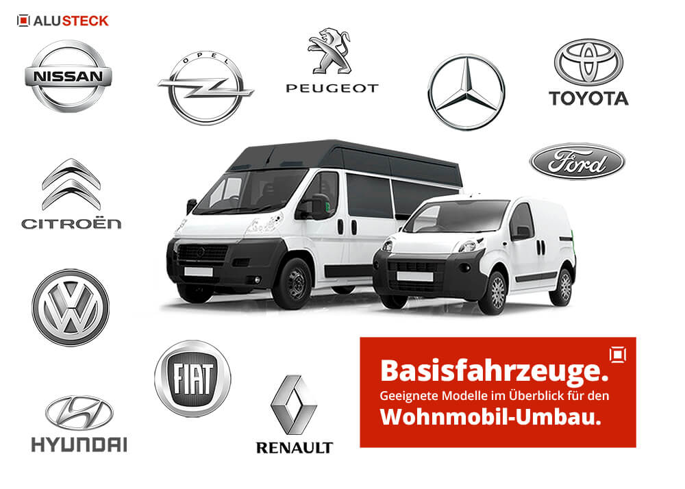 DIY Transporter Regalsystem bauen mit ALUSTECK®. Kleinbus / Van