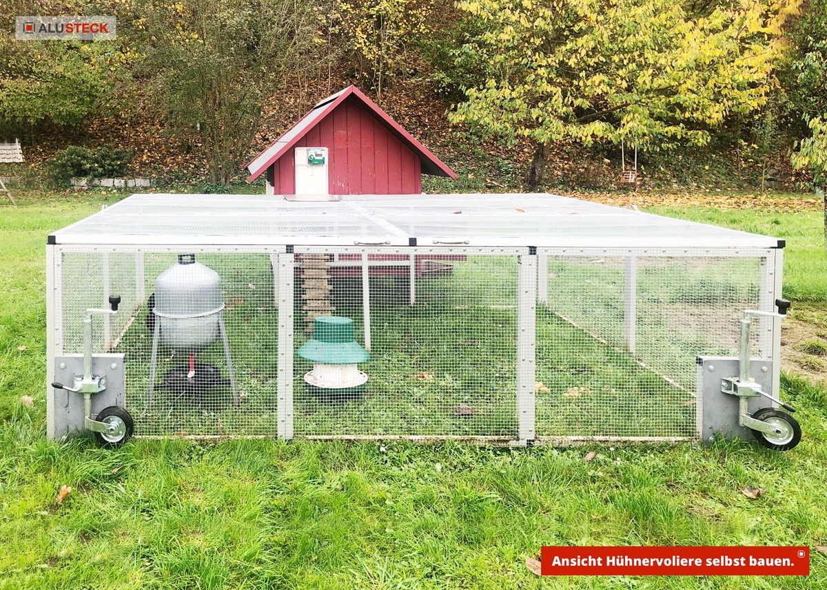 Hühnergehege selber bauen - Omlet Hühnerstall Alternative - DIY Hühnervoliere