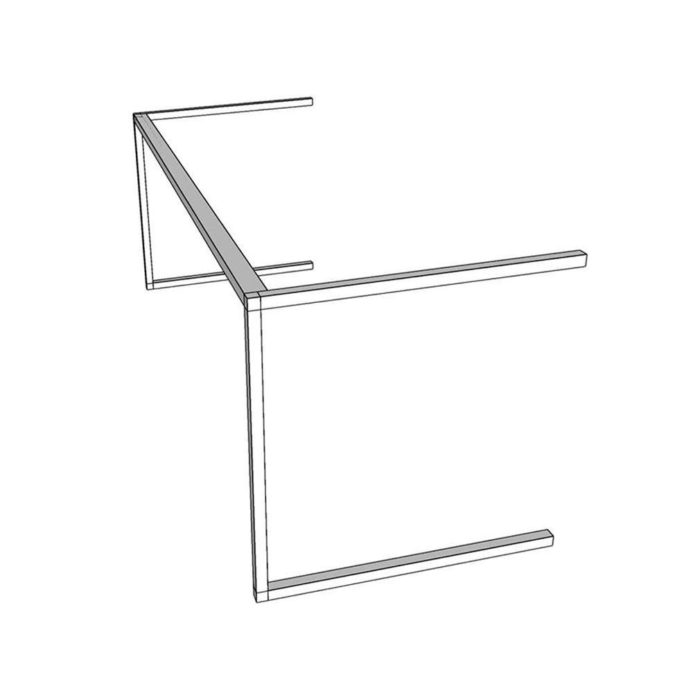 Schreibtisch selber bauen - Bauanleitung Montage Zusammenbau - Schritt-4.1