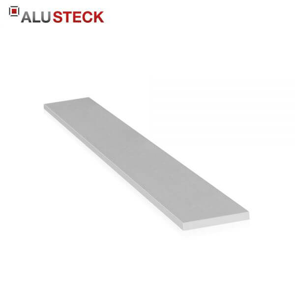 Aluminium Flachmaterial Flach Flachstange Eloxiert Silber Matt 60x2,0 mm 1000mm
