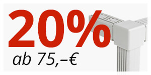 ab 75€ -> 20% Rabatt
